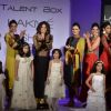 Models display creations by designer Shama Sikander during Lakme Fashion Week Day 4 in Mumbai. .