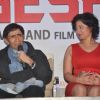 Dev Anand and Divya Dutta at Press conference and unveiling the promo of movie 'Chargesheet'