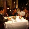 Mithun Chakraborty : Mithun,Imraan and Ravi having their dinner