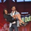 John Abraham and Genelia Dsouza on the sets of India's Got Talent at Film City