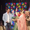 John Abraham and Kirron Kher on the sets of India's Got Talent at Film City