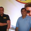 Sanjay Dutt and David Dhawan at Film 'Rascals' music launch at Hotel Leela in Mumbai