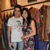 Alka Verma with Bhoumik at Nisha Sagar's latest anaarkalis SMITTEN at Juhu, Mumbai