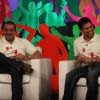 Sanjay Dutt and Sachin Tendulkar at Coca-Cola India and NDTV 'SUPPORT MY SCHOOL' campaign event