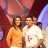 Sachin Tendulkar and Raageshwari at Coca-Cola India and NDTV 'SUPPORT MY SCHOOL' campaign event