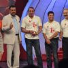 Dia Mirza, Boman Irani, Sanjay Dutt and Sachin Tendulkar at NDTV Suppport my school telethon, Yashra