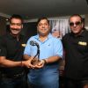 Ajay Devgn, Sanjay Dutt and David Dhawan at Film 'Rascals' unveil the Bhaskar Bollywood Awards