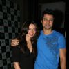 Hanif Hilal and Shama Sikander at Mikey Mc Cleary's THE BARTENDER music album launch at Blue Frog