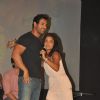 John Abraham with Sandhya Mridul during the promotion of their film 'Force' in Mumbai