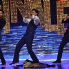 Shah Rukh Khan, Ayushmann and Hrithik Roshan at the finale of Just Dance at Filmcity, Mumbai