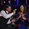 Shah Rukh Khan and Farah Khan at the finale of Just Dance at Filmcity, Mumbai