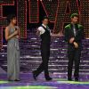 Shah Rukh Khan, Priyanka Chopra and Hrithik Roshan at the finale of Just Dance at Filmcity, Mumbai