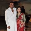 Sanjay Dutt with Manyata grace Mata Ki Chowki in Bandra