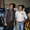 Mukesh Rishi and Anu Malik at Success party of 'Force' movie