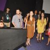 Dia Mirza with cast sales ticket of film 'Love Breakups Zindagi' at box office