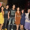 Zayed Khan, Dia Mirza with cast sales ticket of film 'Love Breakups Zindagi' at box office