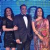 Dharmendra and Hema Malini with Esha Deol at Music launch of film 'Tell Me O Kkhuda' in Mumbai