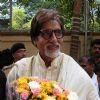 Amitabh Bachchan celebrates his 69th Birthday with media at his office Janak in Mumbai