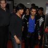 Shah Rukh with Sachin at Premiere of film 'Aazaan' at PVR Cinemas in Juhu, Mumbai
