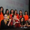 Sonam Kapoor, Atul Kasbekar and Ujjwala Raut as a judge in Kingfisher Calendar Girl 2011 contest