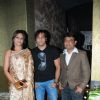 Abhishek Avasthi with Sanjana at Grand launch of 'CAVE' for the first time in Mumbai a Sunken Bar