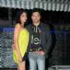 Riyaz Ganji with his wife at Grand launch of 'CAVE' for the first time in Mumbai a Sunken Bar