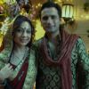 Tarana Raja Kapoor : Tarana and Jai on BALH set, celebrating Karva Chauth