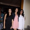 Anita with Sushma Reddy and Namrata Shroff at Anita Dongre's Cafe Launch