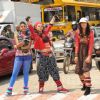Rakhi Sawant : Additi Gupta, Kritika Kamra and Rakhi Sawant during the video shoot of title song Zara Nachke Dikha