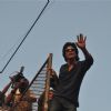 Shah Rukh Khan greets fans on his 46th birthday in Mumbai