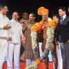 Uddhav Thackeray and Kishori Shahane at Mr. Universe contest at Andheri Sports Complex. .