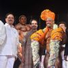 Uddhav Thackeray and Kishori Shahane at Mr. Universe contest at Andheri Sports Complex. .