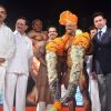 Uddhav Thackeray and Kishori Shahane at Mr. Universe contest at Andheri Sports Complex. .