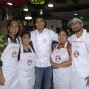Master Chef finalists with Vikas Khanna at famous pani puri stall ELCO Market