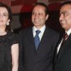 Neeta Ambani, Mr. Vineet Jain & Mukesh Ambani at Hello! Hall of Fame Awards 2011