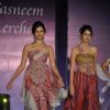 Model walks for Tasneem Merchant at World Cotton Research Conference in Renaissance, Mumbai