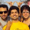 Gurmeet with his friends Vijay Bhatia