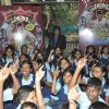 Mukesh Khanna celebrates Children Day and Golden Jubali Day promotion of Marathi film 'Ardha Gangu Ardha Gondya' with school children in Mumbai