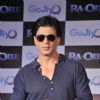 Shah Rukh Khan at GoJiyo event spreading happiness with his laser beamed H.A.R.T! at Hotel Taj Lands End in Bandra, Mumbai