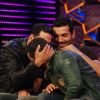 Akshay and John promote film Desi Boyz on the sets of Bigg Boss Season 5 with Salman
