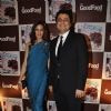 Sonali Bendre with her husband at launch of GoodFood Magazine