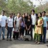 Soumya Seth and Shaheer Sheikh with their fans