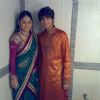 Soumya Seth and Ayush off screen pic