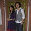 Juhi Chawla and Rahul Sharma during his meet with the Thalassaemia Patients at Malabar Hill in Mumba