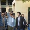 Anil Kapoor with Actor Tom Cruise arrives in Mumbai to promote "MI:4"