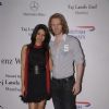 Shama Sikander and Alex O Neil at Rohit and Rahul Gandhi's show for Mercedez Benz at Taj Land's End