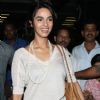 Mallika Sherawat promote her latest film 'Kismat Love Paisa Dilli' at Mumbai Airport