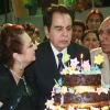 Cake cutting ceremony of Dilip Kumar's 89th Birthday Party