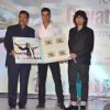 Sonu Nigam with Akshay Kumar at his music album launch at Andheri, Mumbai