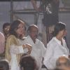 Zeenat Aman and Padmini Kohlapure pays respect at Dev Anand's prayer meet